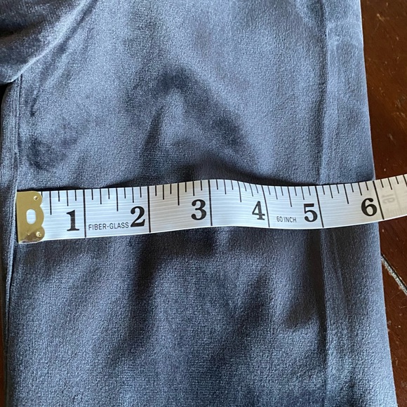 Dolce Cabo Slate Blue Suede Blazer - Picture 6 of 8